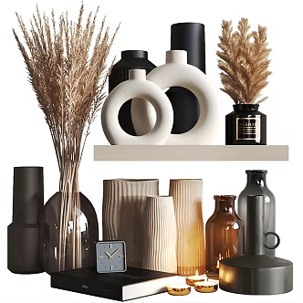 Modern Ornaments Combination Sculpture Ornaments 3d model