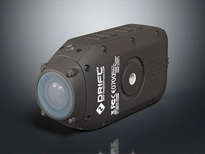 DRIFC GXD 600 Rugged Action Camera With Durable Body And Lens Design 3d model