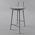 Modern Design Wooden Bar Stools With Yellow White Blue Colors And Black Crossbar