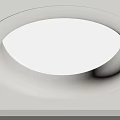 Minimalist Modern Ceiling Design With Round Recessed Lighting And Smooth Surface