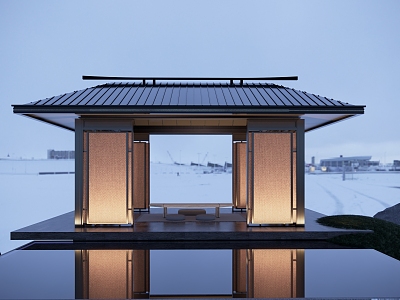 New Chinese Pavilion model