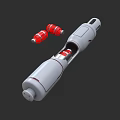 Syringe PBR Next Generation Drug Injection Medical Syringe 3d model