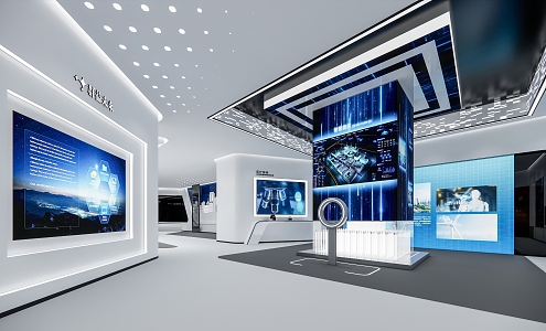 Science and Technology Exhibition Hall 3d model