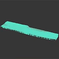 Long Strip Shaped Ancient Bronze Artifact With Carved Patterns Under Focused Lighting On Dark Background