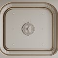 French Ceiling French Light Plate Bedroom Ceiling Guest Restaurant Ceiling 3d model