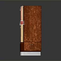 Vintage Jukebox With Classic Wooden Cabinet And Decorative Red Accents