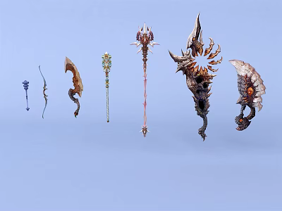 Modern Weapons Sub-Age Weapons 3d model