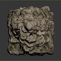 3D Rock Pile Model Natural Stone Stacked Structure Rough Textured Surface 3d model