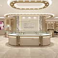 Laomiao Gold Jewelry Store With Elegant Storefront And Exquisite Window Displays Of Collections
