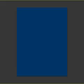 Blue Cubes Stacked On Reflective Surface With Gray Gradient Background