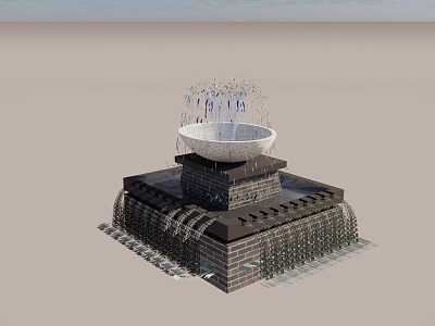 modern fountain model