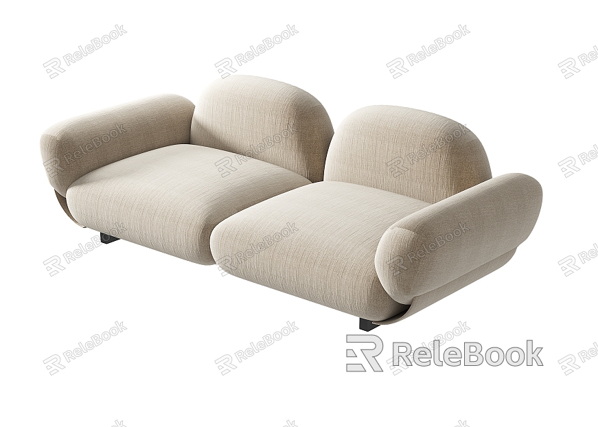 Modern double sofa model