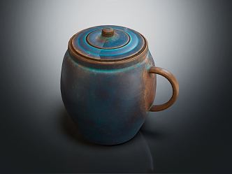 Modern Cup Jar 3d model