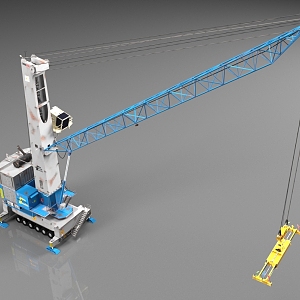 Port Crane 3d model