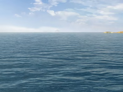 Modern Sea Coast 3d model