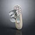 Handheld Beauty Device With LED Lights And Digital Display For Skin Care