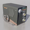 Dark LIVRON Electronic Device With Control Knobs Ports And Power Cable
