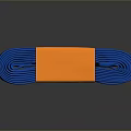 Blue Rolled Utility Strap With Orange Center For Household Securing Needs