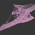 Large Industrial Machinery With Mechanical Structure Metal Framework Extended Arm Platform For Heavy Duty Operations