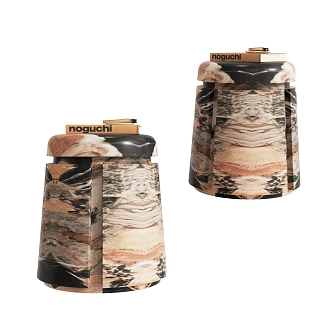 Side table corner table marble coffee table stone 3d model