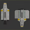 Modern Spaceship Spacecraft 3d model