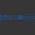 Black Pistol With Silencer Close Up View Of Weapon Details
