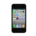 Black Smartphone Home Screen With Various App Icons And Interface Elements