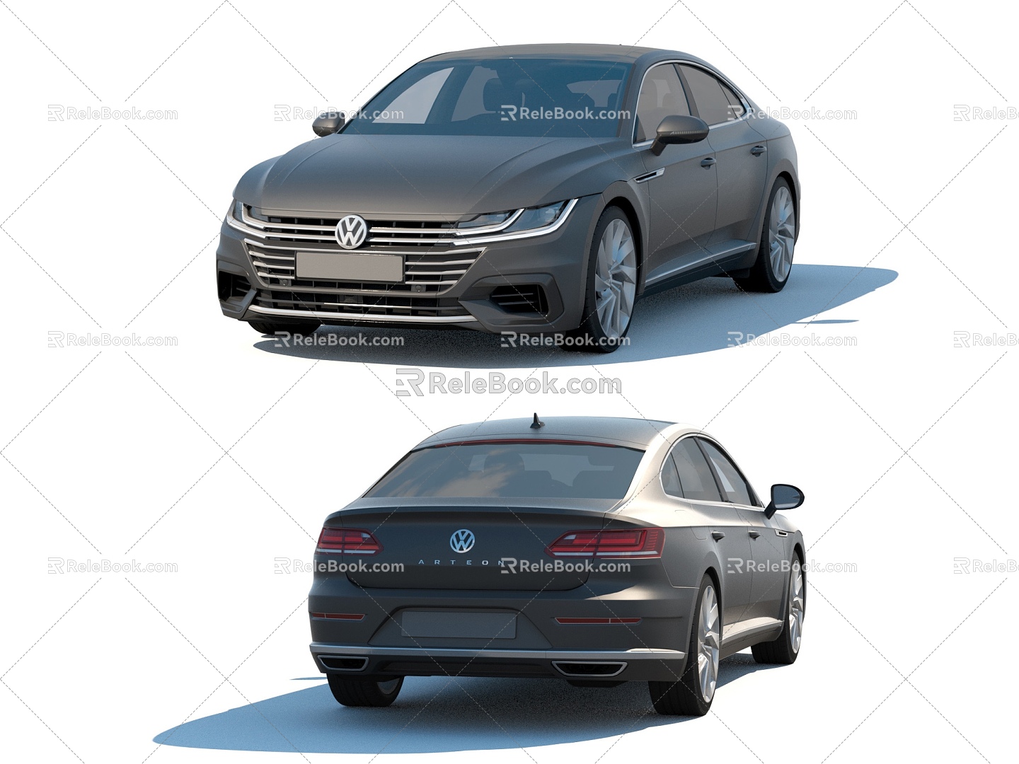 Volkswagen CC 2020 coupe 3d model