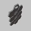 Sci-fi Shield 3d model