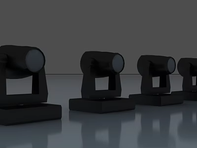 Computer lights shake head lights dance lights 3d model