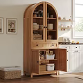 Modern Kitchen Interior Featuring White Cabinets Windows Oven And Wooden Floor