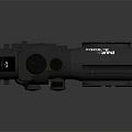 Tactical Military Scope Metallic Body Design With Adjustment Knobs And Lens Cover 3d model