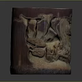 Exquisite Carved Bamboo Furniture With Intricate Traditional Figures And Natural Patterns