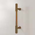 Retro handle all copper handle 3d model