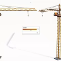 Industrial Tower Cranes For Heavy Duty Construction Site Lifting Equipment