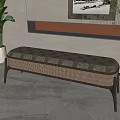 Sofa stool 3d model