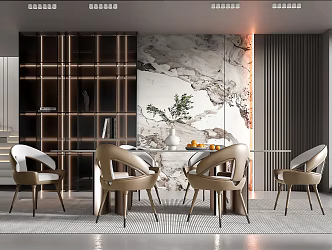 Modern Restaurant 3d model