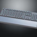 Slim Profile Computer Keyboard With Backlit Keys Ergonomic Design And Aluminum Base