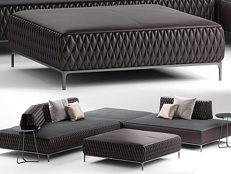 Combination sofa 3d model