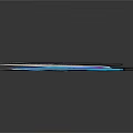 Colorful Throwing Knives With Blue Pink White Blades And Hollow Out Patterns