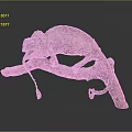 Lifelike Brown Chameleon Perched On Tree Branch With Extended Tongue And Curled Tail