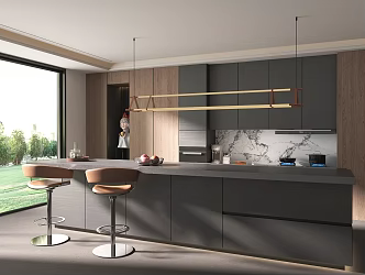 Italian Open Kitchen 3d model