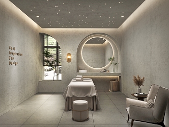 Silent SPA beauty room 3d model