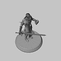 Weapons Templar Knights 3d model