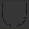 Black Stylish Sunglasses With Unique Frame Design And Dark Lenses For Outdoor Use