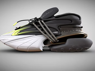 Neoprene sneaker Men'sneaker 3d model