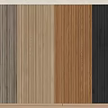 Modern Wooden Wall Panels With Vertical Stripes And Various Color Finishes