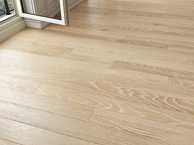 Light Colored Hardwood Flooring With Natural Wood Grain And Smooth Surface In Home Interior 3d model