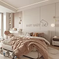 Cozy Modern Kids Room Interior Design With Soft Tones Bed Toys Rug And Wall Decor