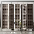 New Chinese Style Screen Partition 3d model